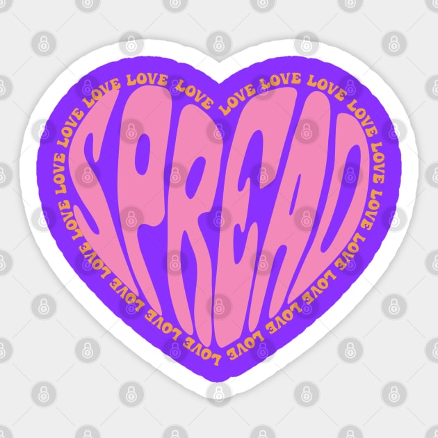 Spread Love Sticker by Benisio Official Studio